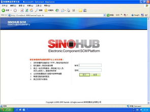 SinoHub SCM系统界面